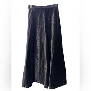 Vintage 1960s Century of Boston Stunning Black Maxi Skirt Womens SZ 16